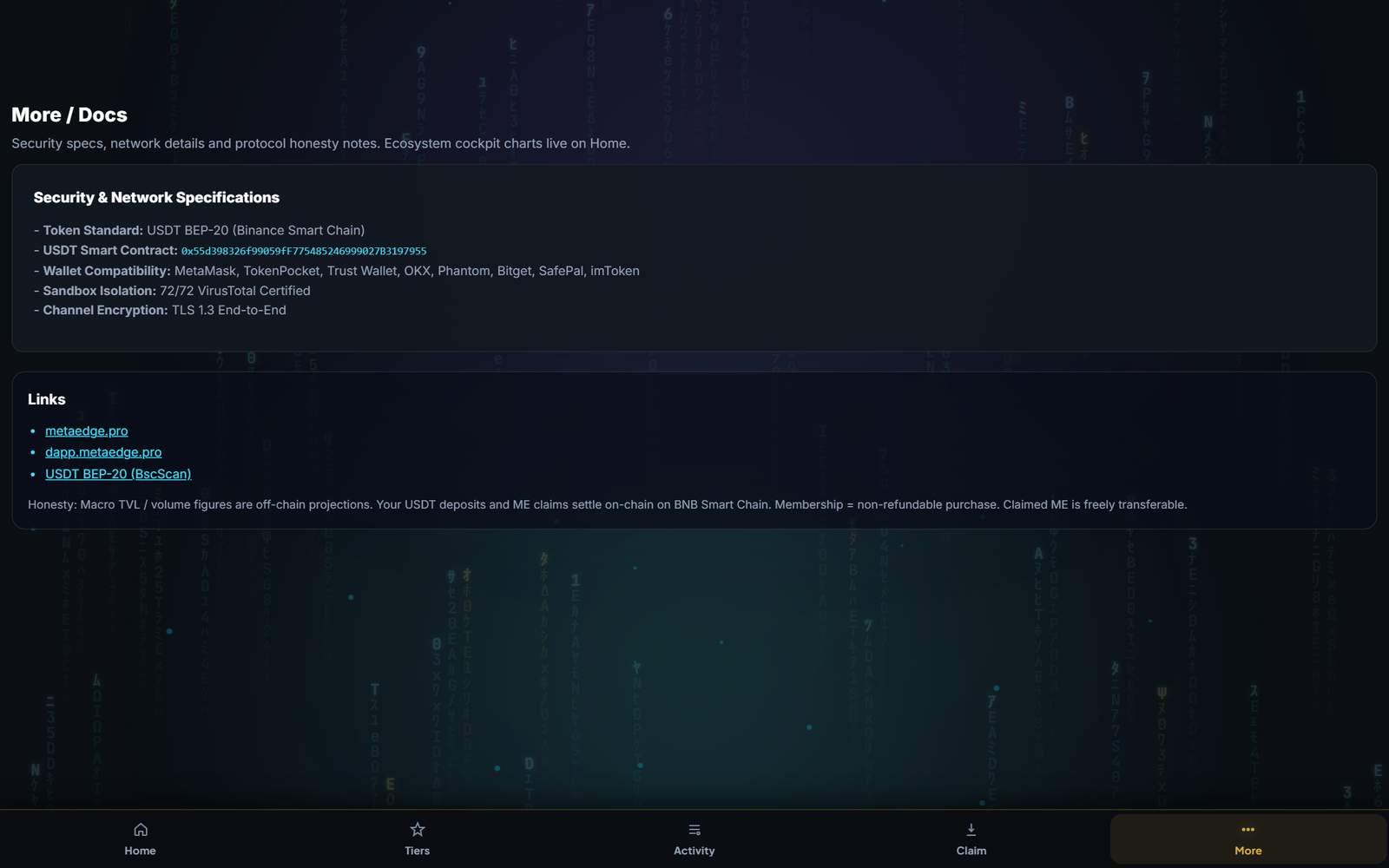 Real Ecosystem Tools Tab
